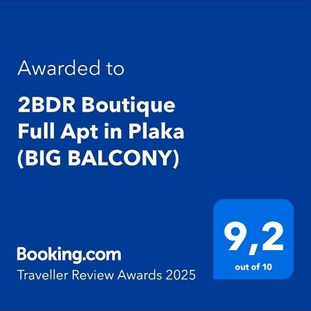 2BDR Boutique Full Apt in Plaka  Athènes Extérieur photo